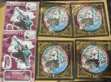 사카모토 데이즈 벌스데이 캔뱃지 아크릴 스탠드 낙 6종 세트