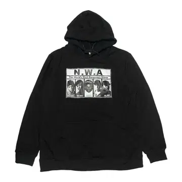 N.W.A. 블랙 후드티 90s hiphop 힙합 긴팔 블랙 컬러