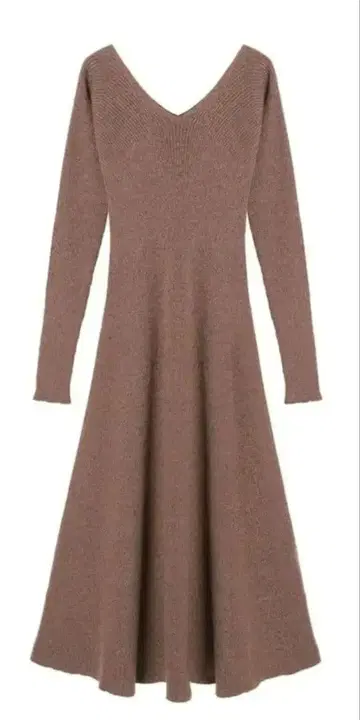 MES VACANCES 시바사키 코우 리브 니트 원피스 오가닉 코튼