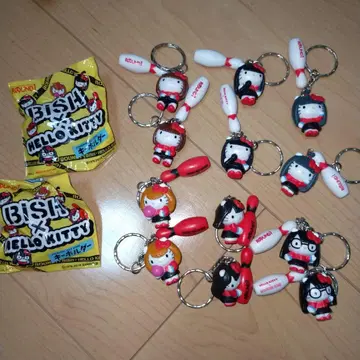 BiSH x 헬로키티 키링 라운드 원 전종 2세트 + 미개봉 2개