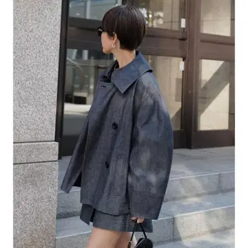 [ MACHATT ] 데님 폼 자켓