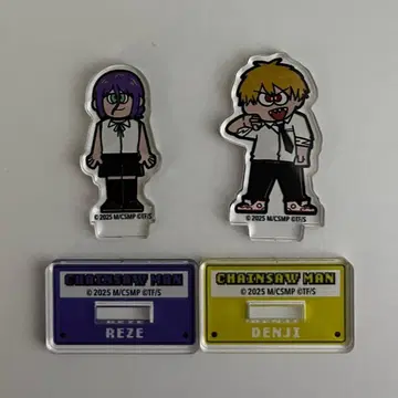 [ 덴지 & 레제 ] 트레이딩 미니 아크릴 스탠드 레트로 GAME