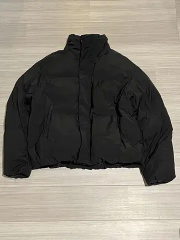 [ RUUBON ] 블랙 다운 자켓 숏 기장 M