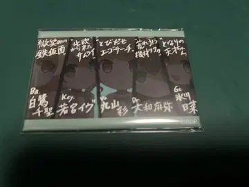 뱅드림 걸파피코 스퀘어 캔뱃지 이명