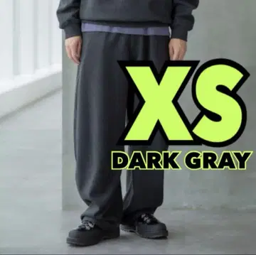 25AW 유니클로 유 브러쉬드 맨투맨 와이드 팬츠 다크 그레이 XS
