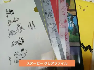 스누피 클리어 파일 세트