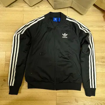 adidas 블랙 저지 자켓