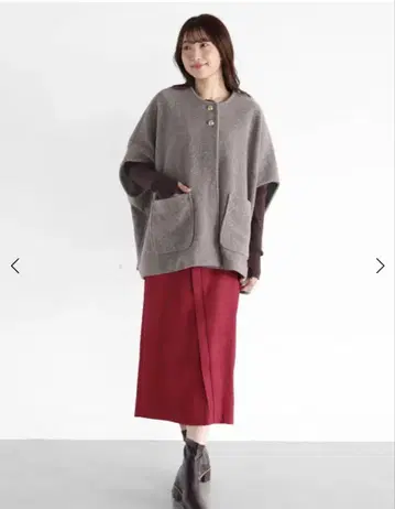 Vin 울라이크 돌먼 코트 모카