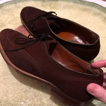 브라운 스웨이드 로퍼