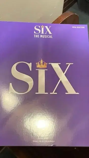 SIX THE MUSICAL 악보집