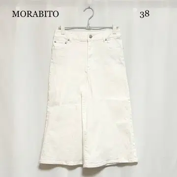0533 MORABITO BLANC 크롭 팬츠 38 사이즈