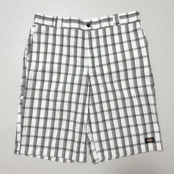 [ Dickies ] 체크 하프 팬츠