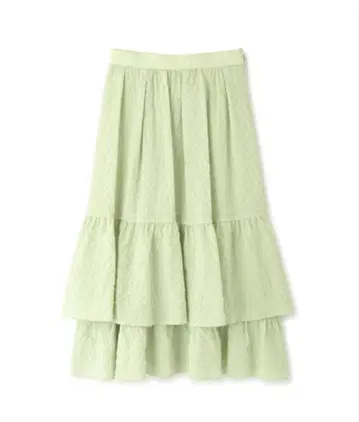 JILLSTUART 도비 축구 셔링 스커트 그린