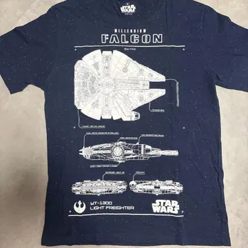 STAR WARS 밀레니엄 팔콘 T셔츠 M