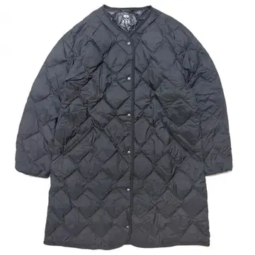 새상품급 유니클로 울트라 라이트 다운 릴랙스 코트 블랙 XL