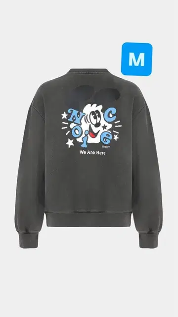 NOICE X VERDY VICK SWEATSHIRT - CHARCOAL