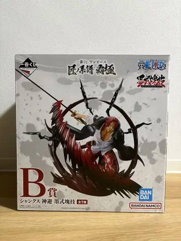 [ 미개봉 새상품 ] 제일복권 원피스 B상 샹크스 피규어