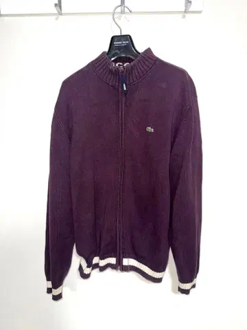 라코스테 니트 트랙 자켓