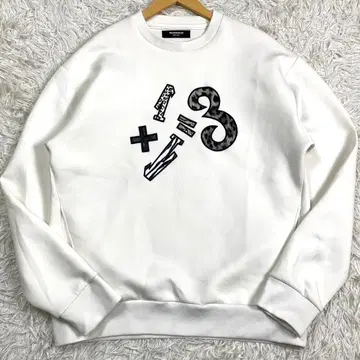 컨디션 최상 2XL 우노피우노우가레 트레 릴랙스 애니멀 로고 맨투맨