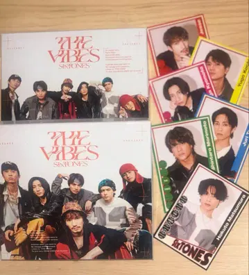 SIXTONES THE VIBES CD & 특전 카드 세트