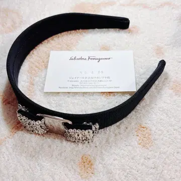 페라가모 리본 머리띠