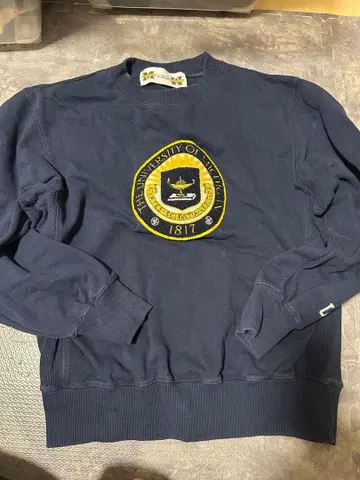 University of Michigan 네이비 맨투맨 S 사이즈