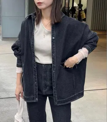 카프리슈르 마쥬 데님 커버올 데님 자켓