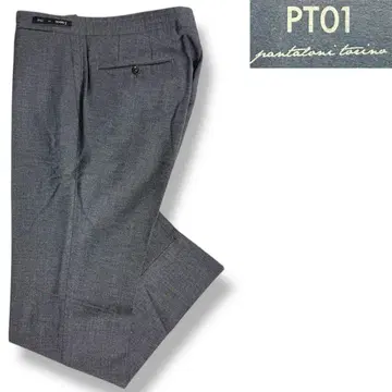 J5003 새상품급 PT01 빔즈F 울 플란넬 이지 슬랙스 46