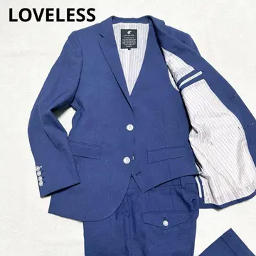 컨디션 최상 라브레스 LOVELESS 쓰리피스 3피스 수트 파랑 101