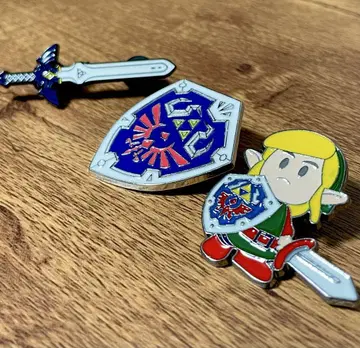 젤다의 전설 핀 배지 3개 세트 Legend of Zelda
