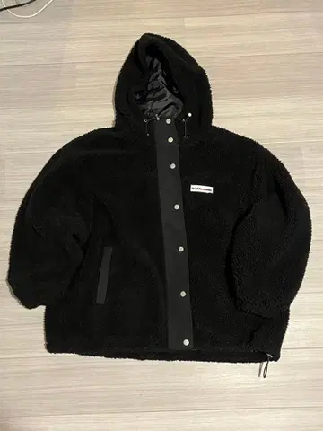 플리스 자켓 보아 자켓 블랙