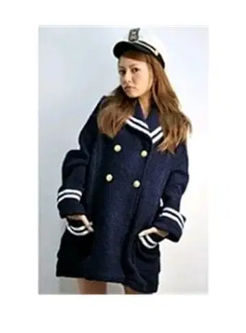 세일러 코트 네이비 min plume 부클레 마린