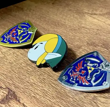 젤다의 전설 핀 배지 3개 세트 Legend of Zelda