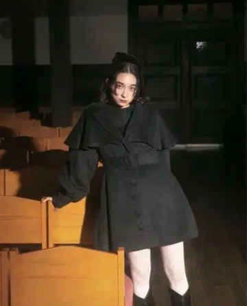 BUBBLES 케이프 자켓 코트