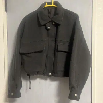 GRL 그레일 2Way 컬러 숏 기장 블루종[fo2003] 차콜