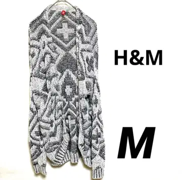 에이치앤엠 상의 니트 볼레로 자수 스웨터 가디건