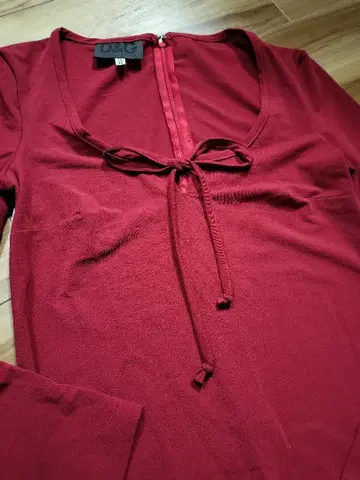 D&G 레드 롱 원피스