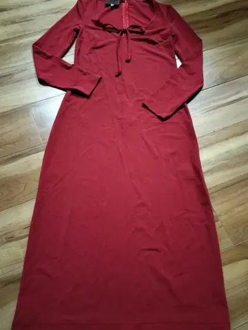 D&G 레드 롱 원피스