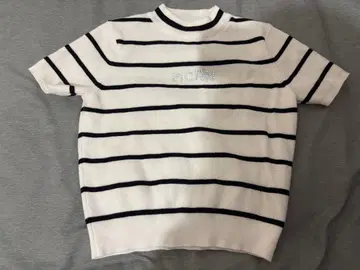 미셸 마카롱 보더 니트 T셔츠