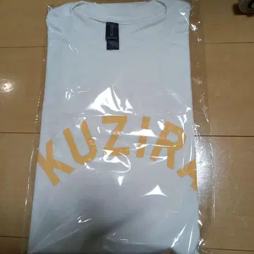 [ KUZIRA ] 피자 로고 T셔츠 화이트 XL [ 미개봉 새상품 ]