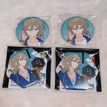 결합 남자 샤리후 쿠엔 캔뱃지 글리터 캔뱃지 육각형 캔뱃지