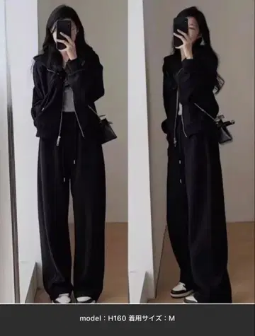 블랙 조거 팬츠 L 사이즈