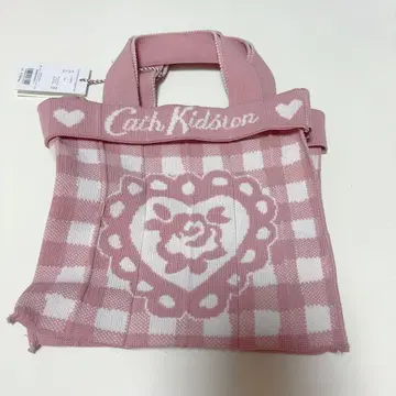 [ 새상품 ] Cath Kidston KNT365 콜라보 니트 백 핑크