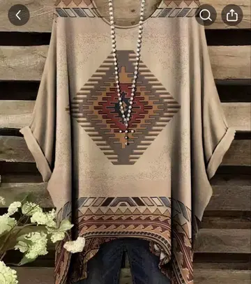 플러스 사이즈 보헤미안 바캉스 엘레강트 플로럴 프린트 셔츠