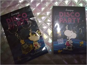 헤이세이 레트로 스누피 디스코 파티 키링 세트