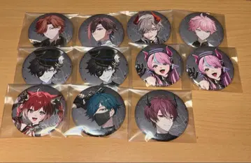 CR Crazy Raccoon 할로윈 캔뱃지 11개