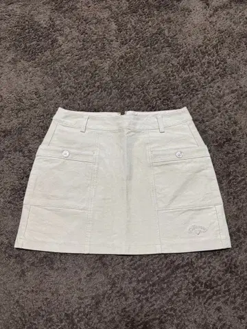 Callaway 여성용 골프 스커트 베이지