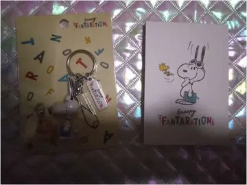 헤이세이 레트로 스누피 FANTARATION 피규어 키링 & 메모장