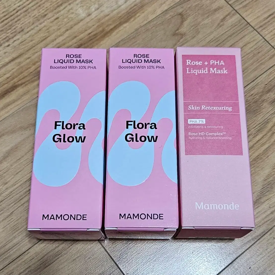 Mamonde Rose PHA Liquid Mask 80ml x3 (Samples, Ecco Bag Gift)