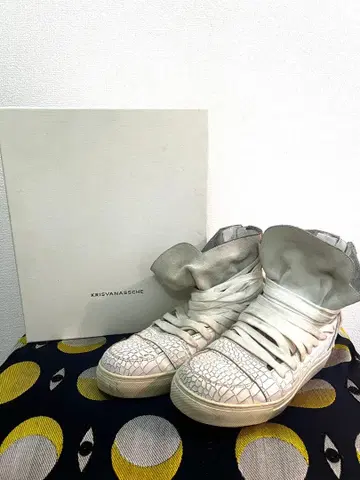 KRIS VAN ASSCHE 크로커컷 하이컷 스니커즈 42